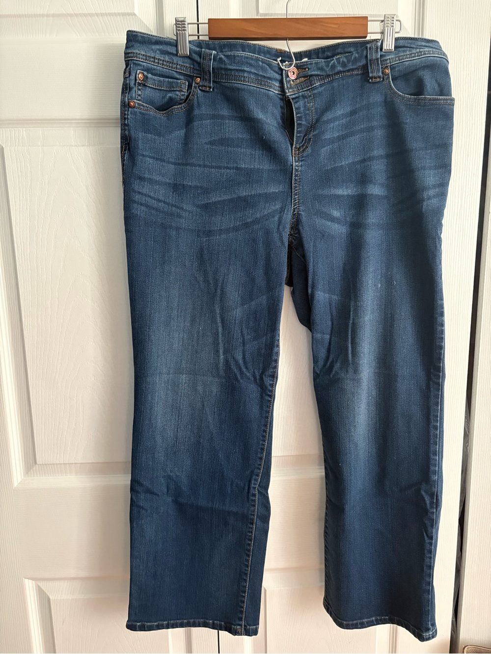 INC International Concepts Women's Dark Blue Straight-Leg Jeans